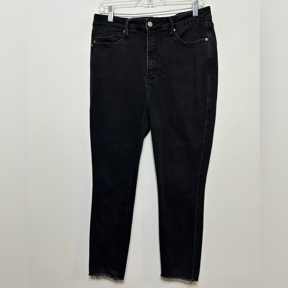 Judy Blue High Rise Skinny Fit Raw Hem Skinny Jeans Womens Size 32 - Picture 2 of 10